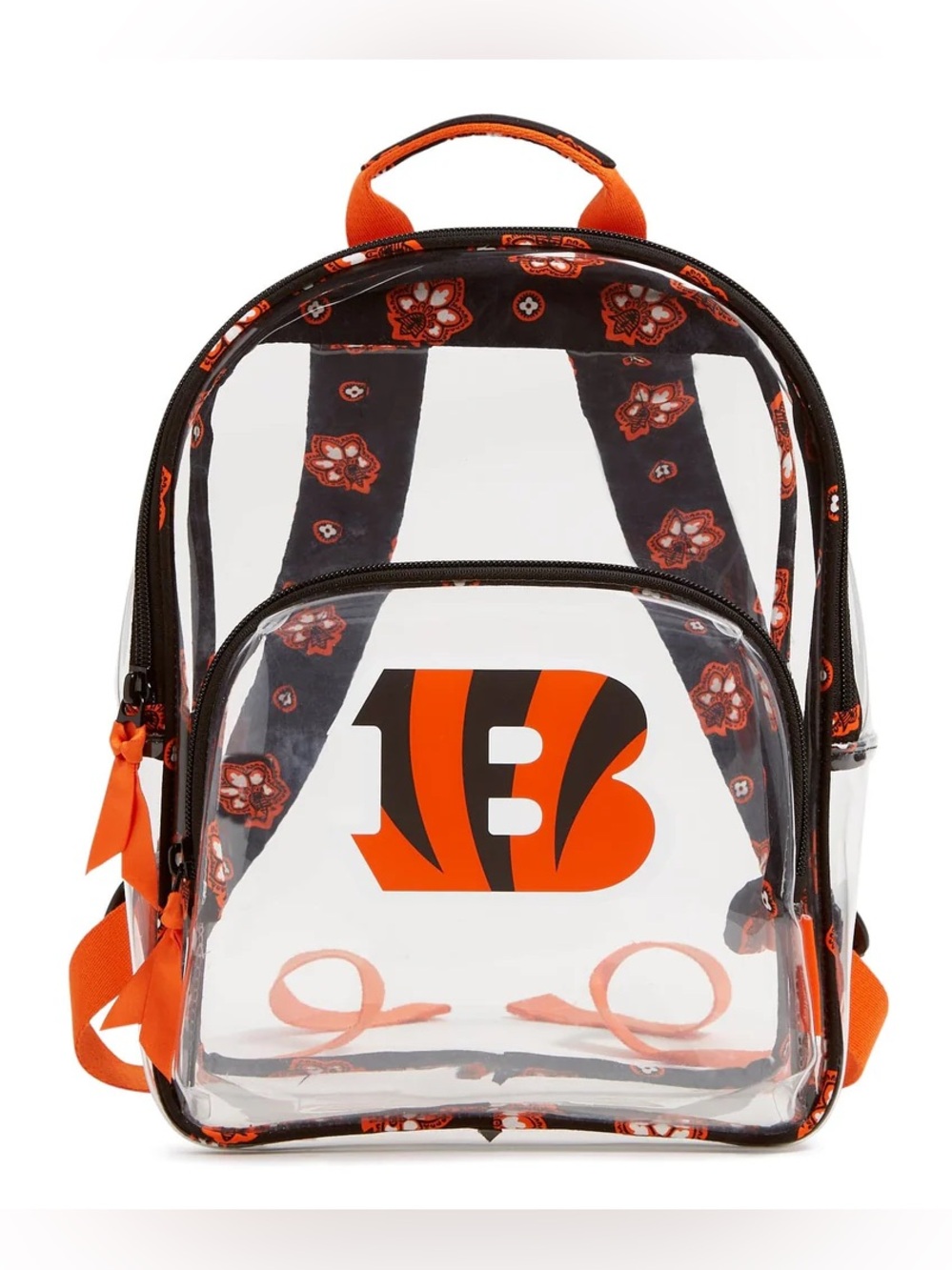 Vera Bradley NFL Cincinnati Bengals Clear Bandana Backpack, NWT MSRP $105